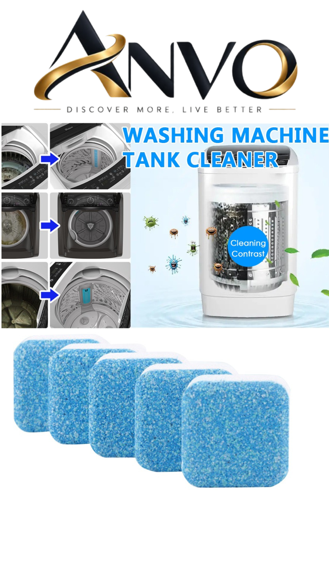 Washing Machine Cleaner Tablets