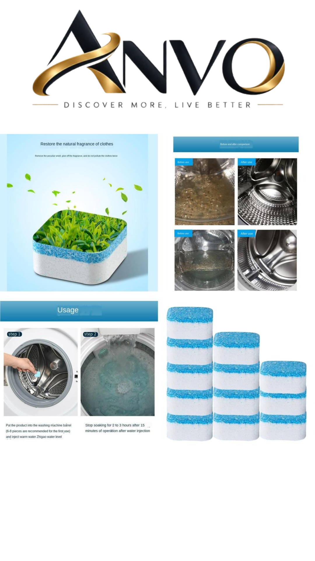 Washing Machine Cleaner Tablets