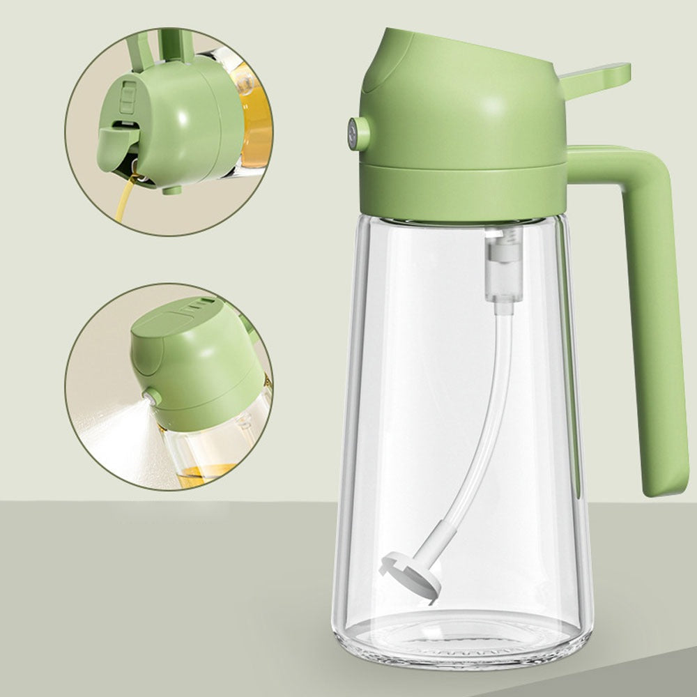 2-in-1 Oil Sprayer Bottle – Spray & Pour Oil Dispenser
