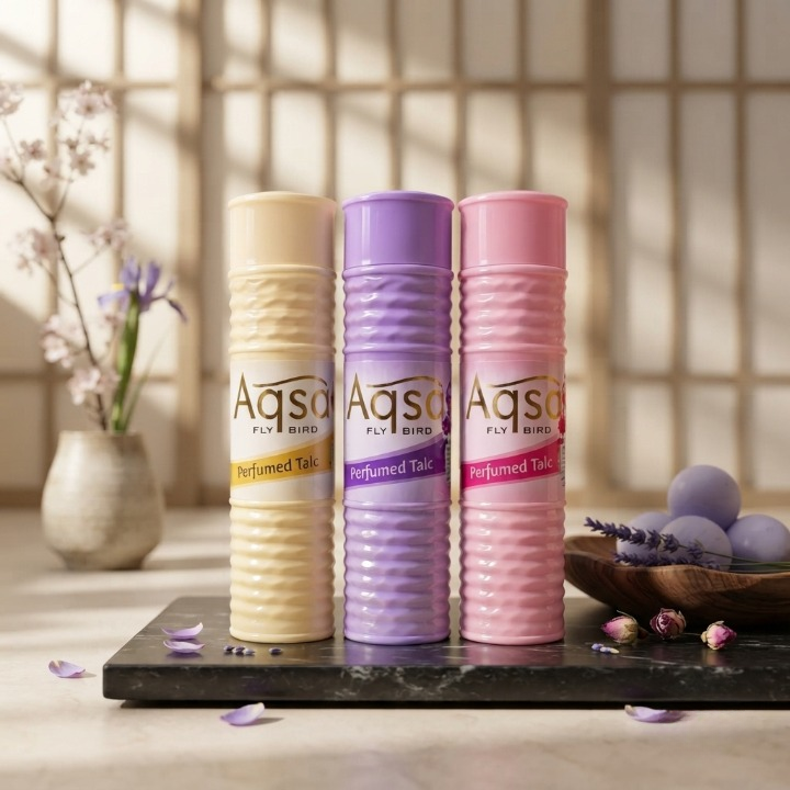 Aqsa Perfumed Talcum Powder – Long Lasting Fragrance & Daily Freshness