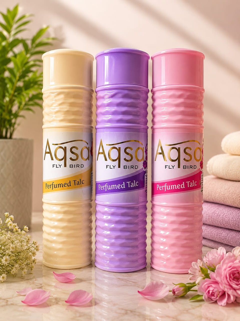 Aqsa Perfumed Talcum Powder – Long Lasting Fragrance & Daily Freshness