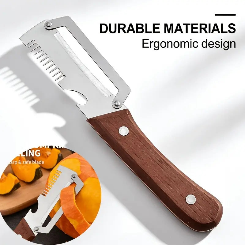 3-in-1 Stainless Steel Vegetable Peeler