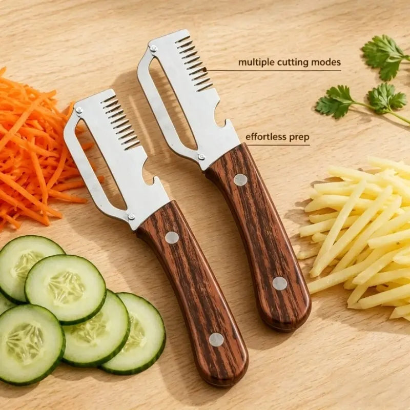 3-in-1 Stainless Steel Vegetable Peeler
