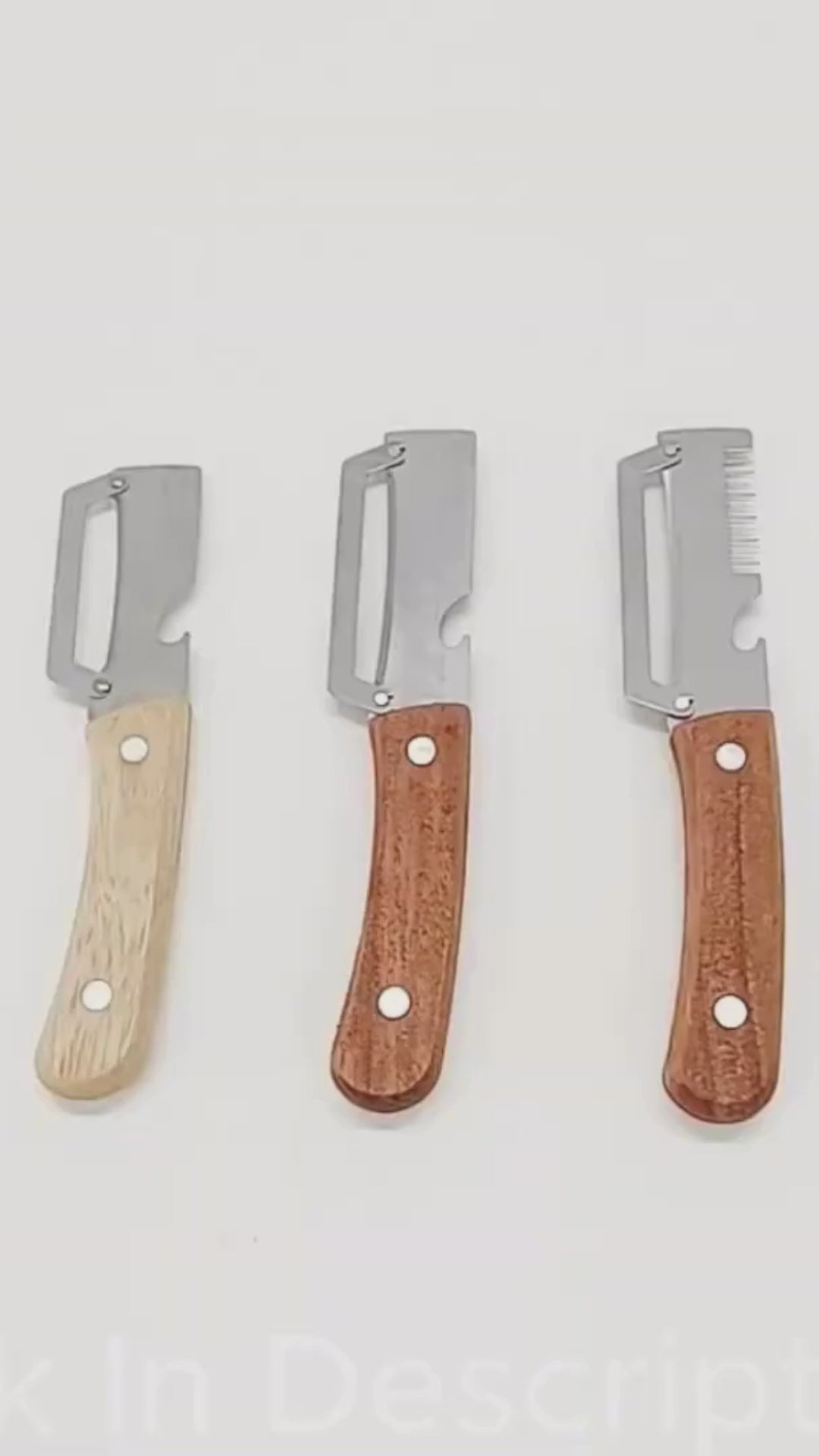 3-in-1 Stainless Steel Vegetable Peeler